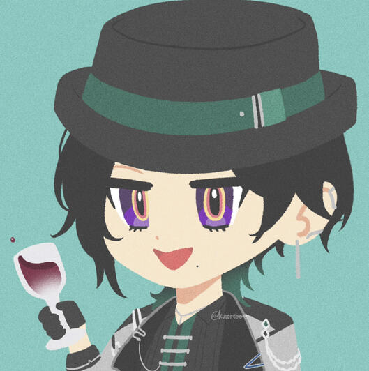 (fanart) Digital without lineart (Painting style) Chibi style. In Frame: Zeal Ginjoka [NIJISANJI EN]